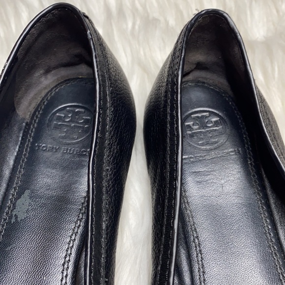 Tory Burch Abby black leather ballet flats - Picture 10 of 11